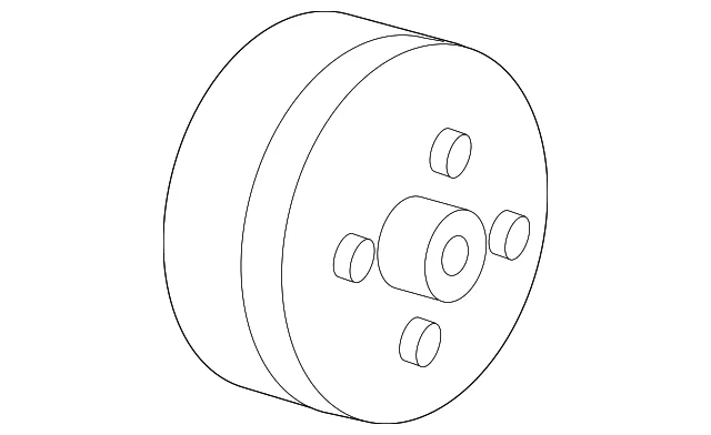 Engine Water Pump Pulley - Mazda (1F60-15-131)