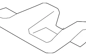 Seat Belt Guide - Mazda (K123-88-2L7-13)