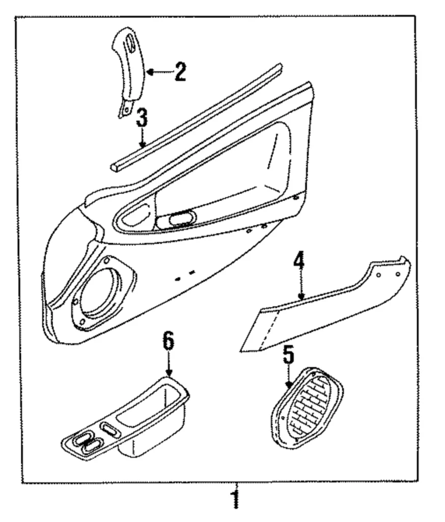 Pull Handle - Mazda (EA01-68-D60A-00)