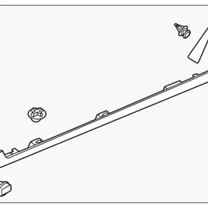 Rocker Molding - Mazda (D01G-51-P50B-57)