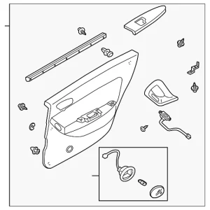 Trim Panel Assembly - Mazda (TB48-68-53YC-80)