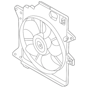 Fan & Motor - Mazda (YF10-15-025K)