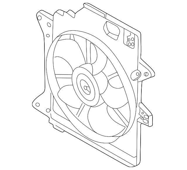 Fan & Motor - Mazda (YF10-15-025K)