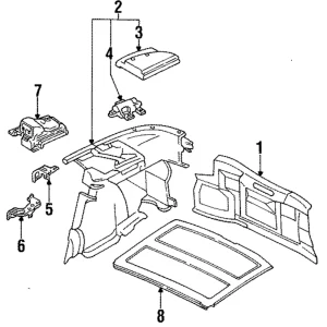 Tray - Mazda (EA01-68-J26-02)