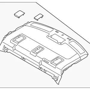 Pkg Tray Trim - Mazda (GJL1-68-3A0G-02)