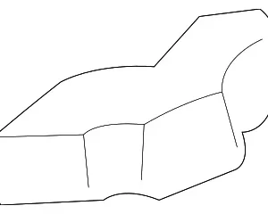 Truck Cab Back Panel Bracket - Mazda (ZZP0-56-271)