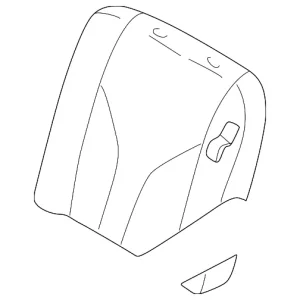 Seat Back Assembly - Mazda (LC73-88-130C-05)