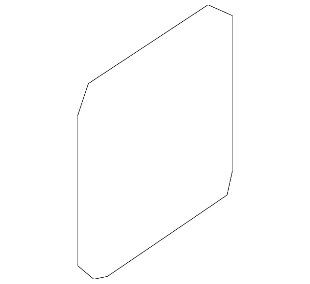Lower Quarter Trim Rear Cap - Mazda (TK48-68-848A-02)