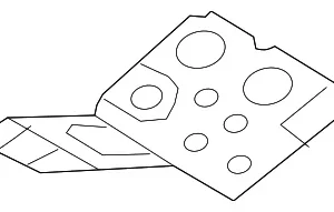Reinforced Plate - Mazda (KD53-54-15X)