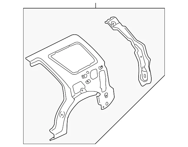 Inner Panel Assembly - Mazda (ZZCB-70-100)