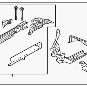 Apron/Rail Assembly - Mazda (N243-53-300C)
