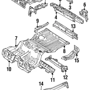 Panel Below Lid - Mazda (H260-70-750A)