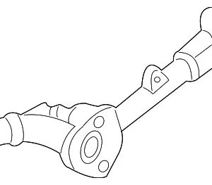 Outlet Pipe - Mazda (KJ01-15-179B)