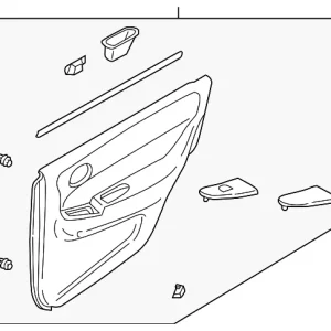 Trim Panel Assembly - Mazda (GG2C-68-56YB-80)