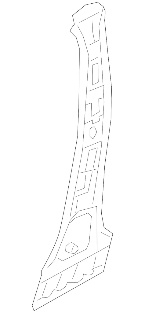Center Pillar Reinforced - Mazda (BHCB-70-080)