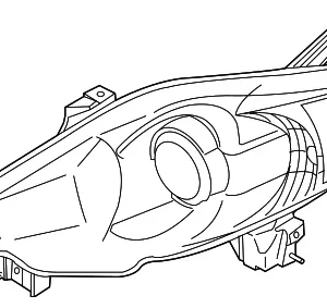 Composite Headlamp - Mazda (CE50-51-0L0C)