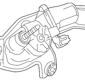 Wiper Motor - Mazda (BHS2-67-450)