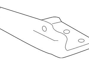 Mnfd W/Converter Lower Bracket - Mazda (L512-40-071A)