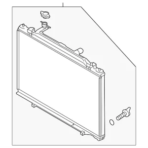 Radiator Assembly - Mazda (PY8V-15-200)
