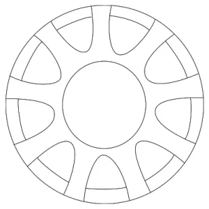 Wheel, Alloy - Mazda (9965-01-6560)