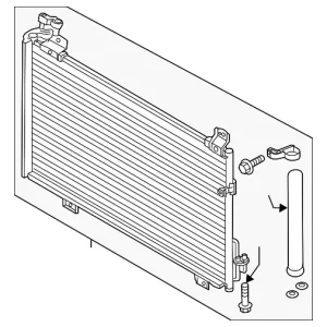 Condenser - Mazda (GHP9-61-480B)
