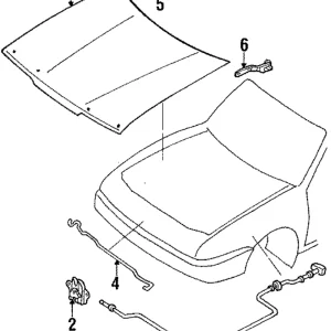 Release Cable - Mazda (GJ21-56-720B)
