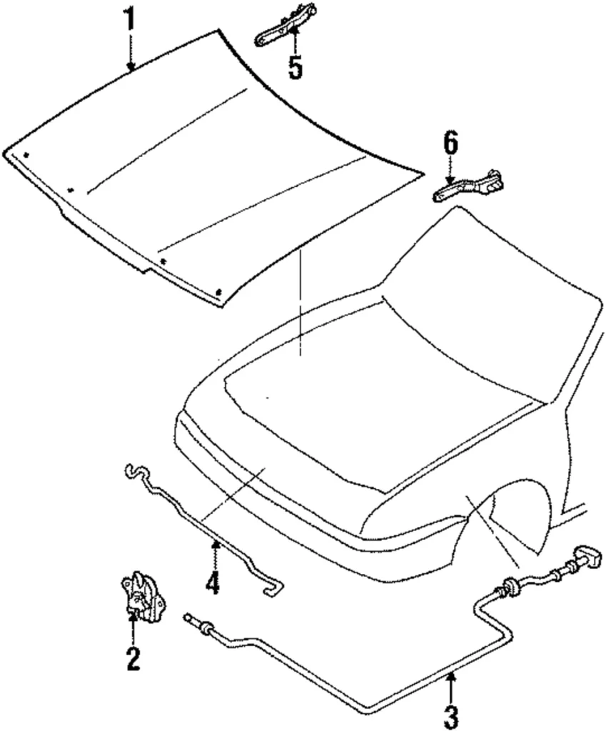 Release Cable - Mazda (GJ21-56-720B)