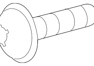 Seat Belt Guide Screw - Mazda (9976-30-508)