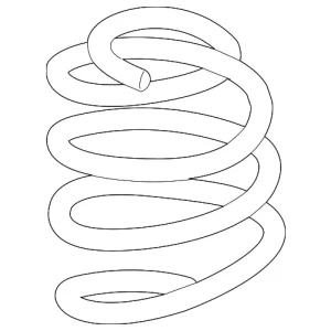 Coil Spring - Mazda (B45G-34-011C)
