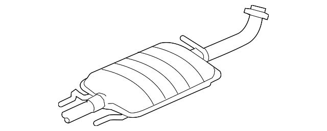 Exhaust Muffler - Mazda (ZZDA-40-500)