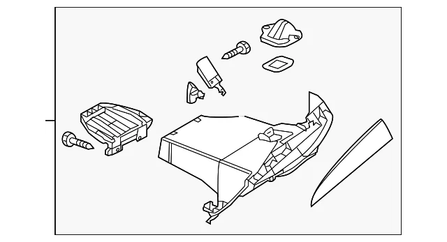 Glove Box Assembly - Mazda (BBP3-64-160H-01)