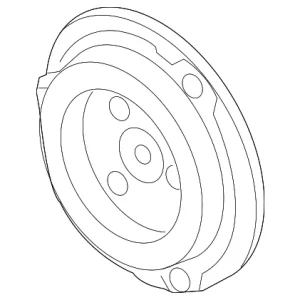 A/C Compressor Clutch Hub - Mazda (BFD1-61-L11)