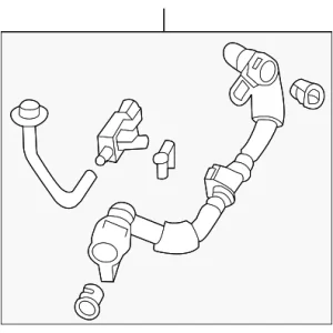 Vapor Hose - Mazda (CG36-42-580A)