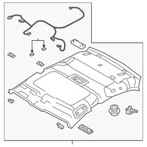 Ceiling Top - Mazda (BDWR-68-03ZJ-75)