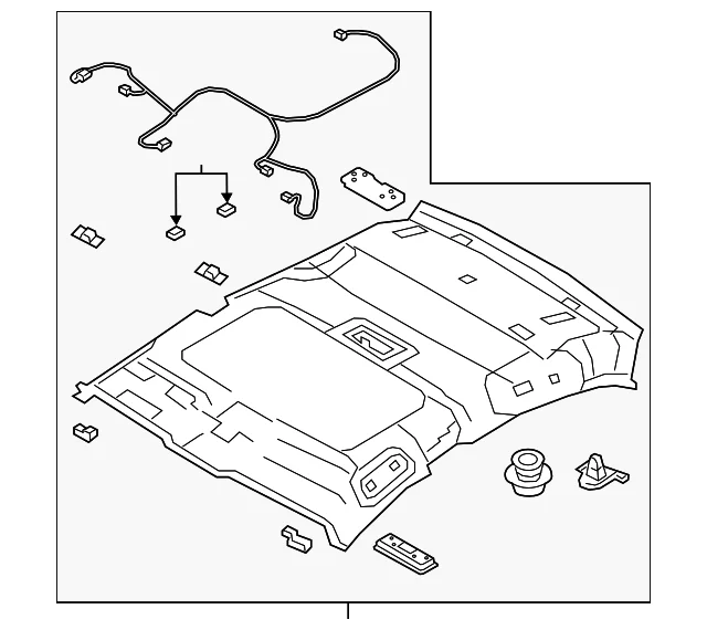 Ceiling Top - Mazda (BDWR-68-03ZJ-75)
