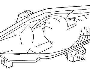 Composite Headlamp - Mazda (CD01-51-031)