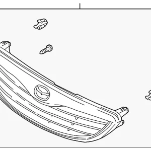 Grille Assembly - Mazda (GD7A-50-710C)