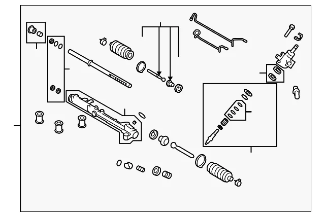Steering Gear - Mazda (GS3L-32-960C)