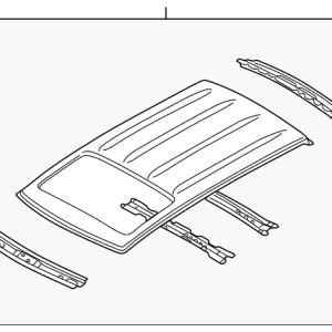 Roof Assembly - Mazda (LC71-70-600)