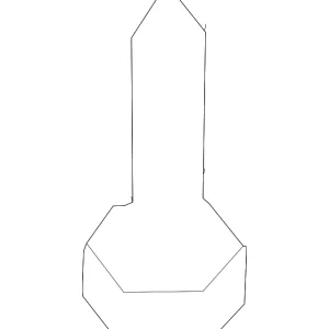 Front Bracket Screw - Mazda (BR5V-51-695)