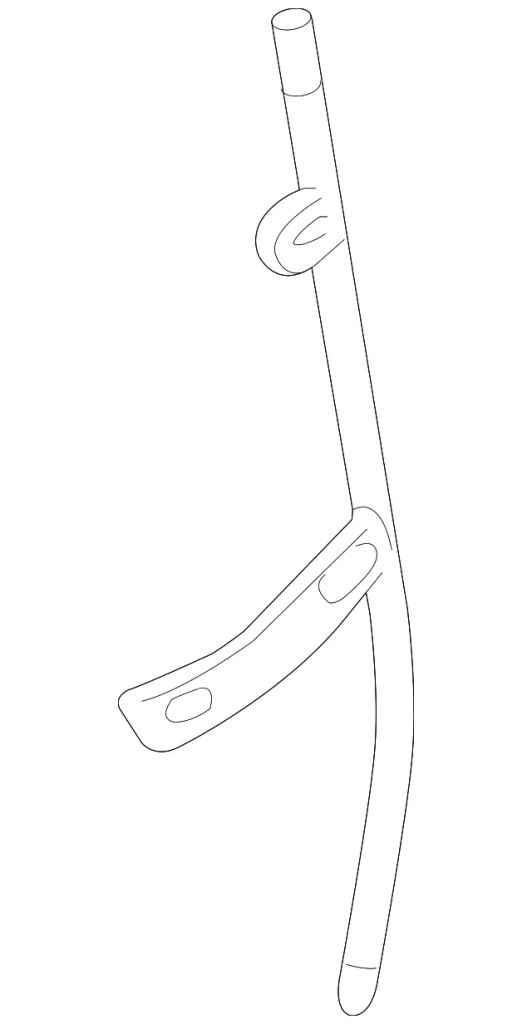 Automatic Transmission Dipstick Tube - Mazda (ZZC2-19-870)