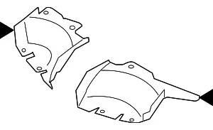 Air Guide - Mazda (B37F-50-A22A)