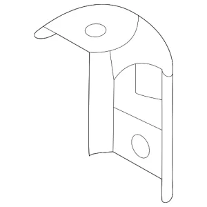 Lock Support Bracket - Mazda (KBB3-52-120)