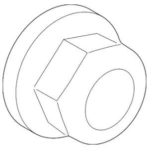 Axle Nut - Mazda (9XG0-59-679L)