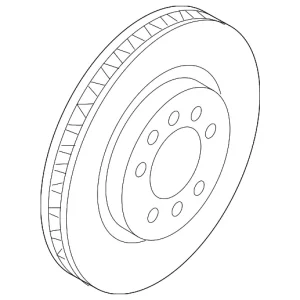 Disc Brake Rotor - Mazda (C24Y-33-25XB)
