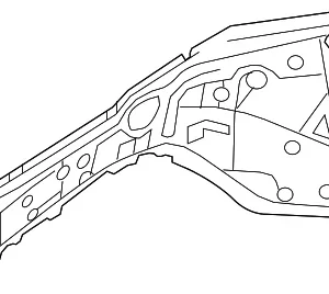 Outer Rail - Mazda (BBM4-53-321B)