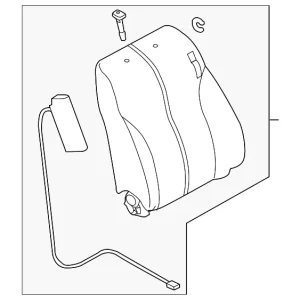 Seat Back Assembly - Mazda (DR62-88-180A-02)