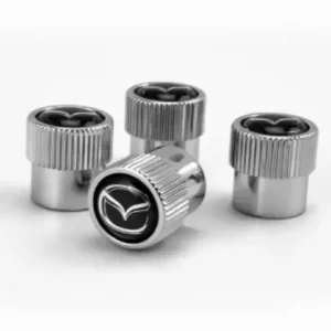Valve Stem Caps, Black - Mazda (N377-V3-820)