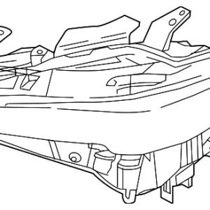 Headlamp Assembly - Mazda (KPF1-51-031D)