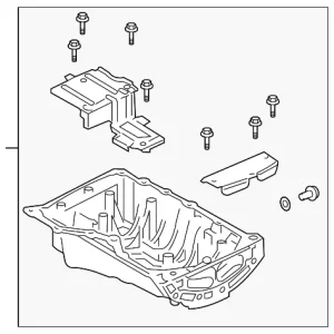 Oil Pan - Mazda (ZZDA-10-400A)